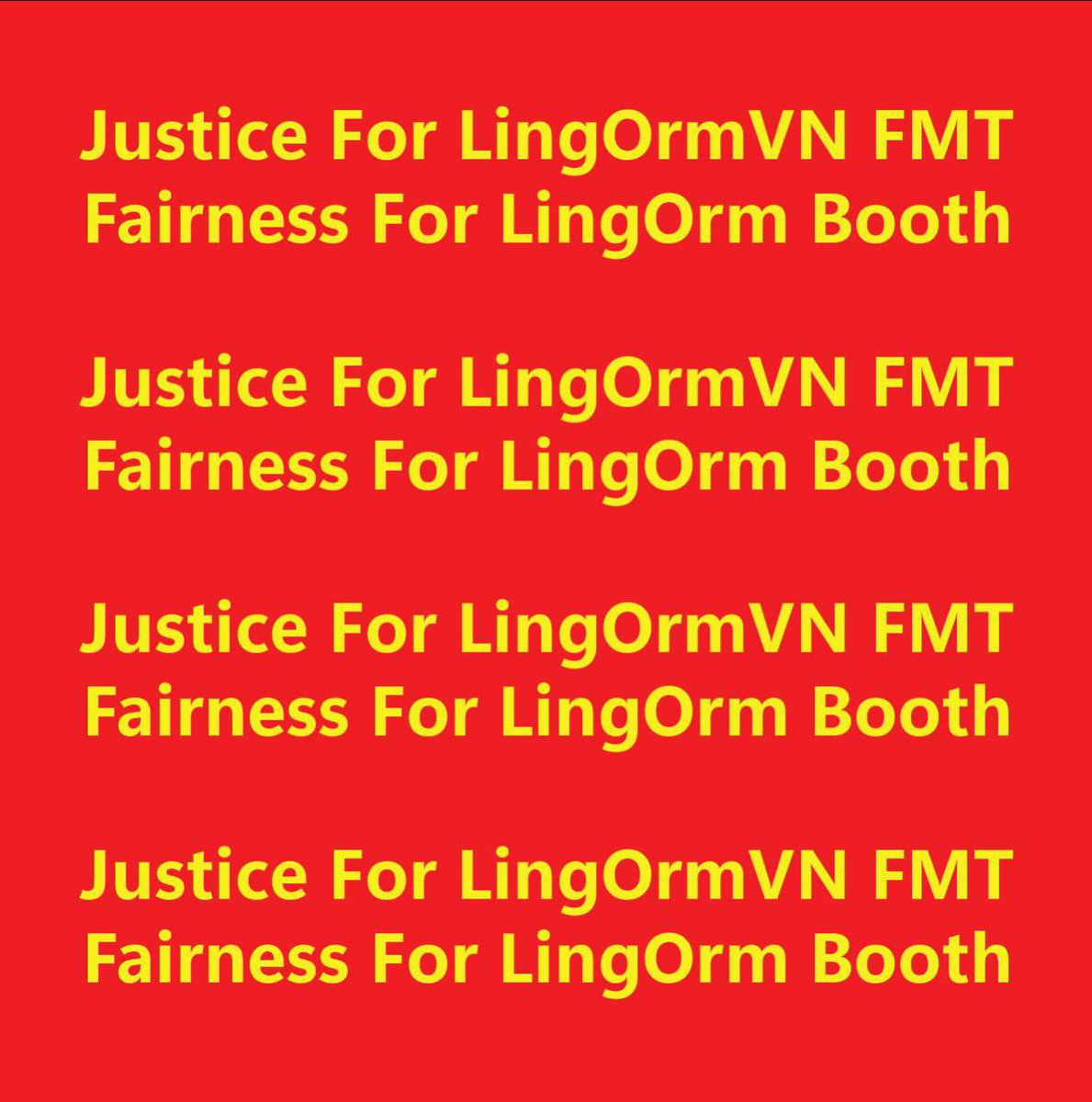 Quá trời rồi 
#FairnessForLingOrmBooth