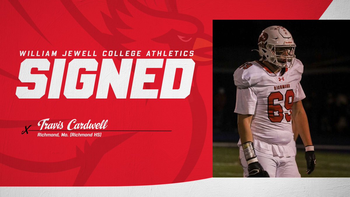 🔴 𝗦𝗜𝗚𝗡𝗘𝗗 🔴 

✍️ Travis Cardwell
🏈 Offensive Line
📍 Richmond, Mo.