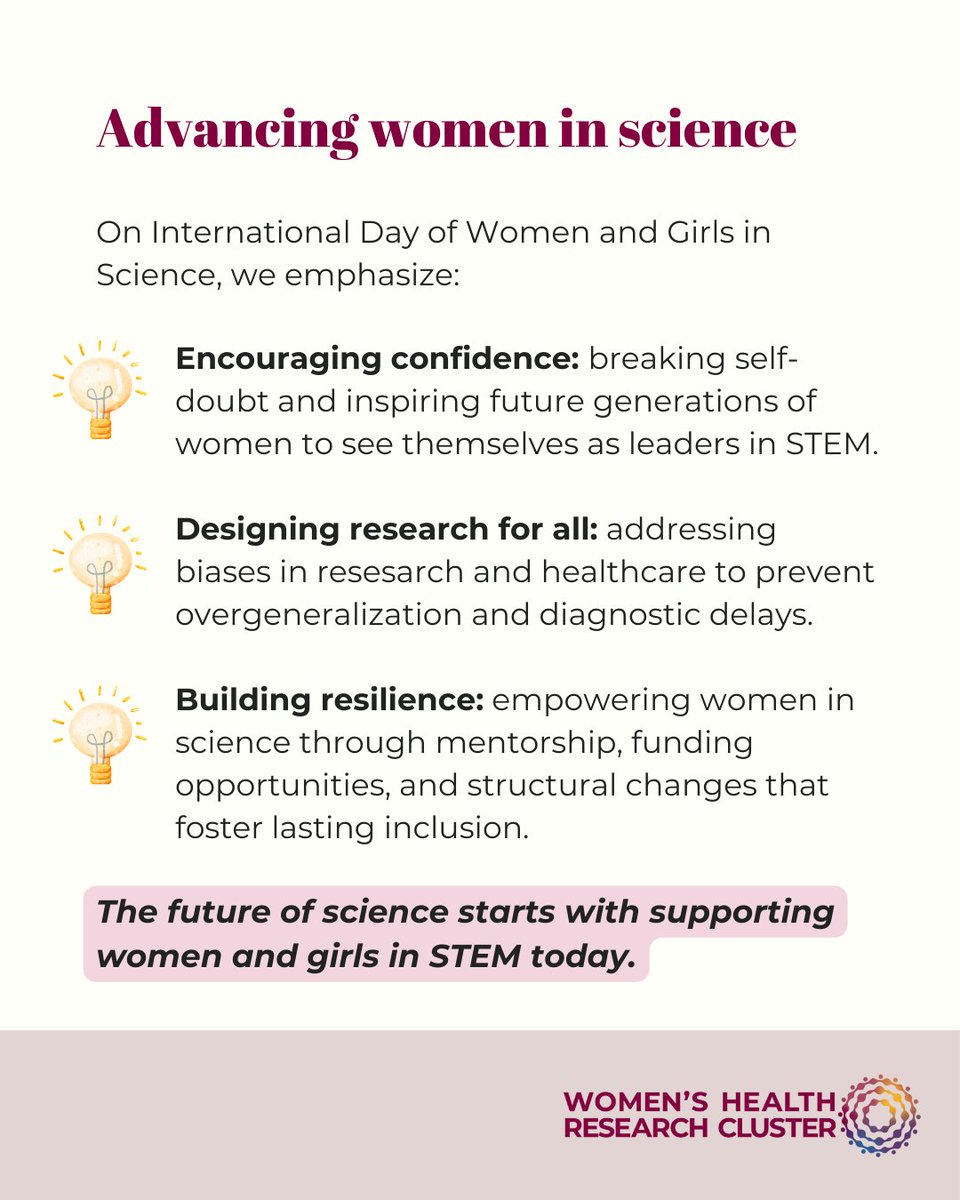 Today, we recognize the vital contributions of women in STEM and to push for a future where research is truly equitable.

Let’s celebrate the women driving discovery and continue advocating for a more inclusive scientific landscape! 💜🔬