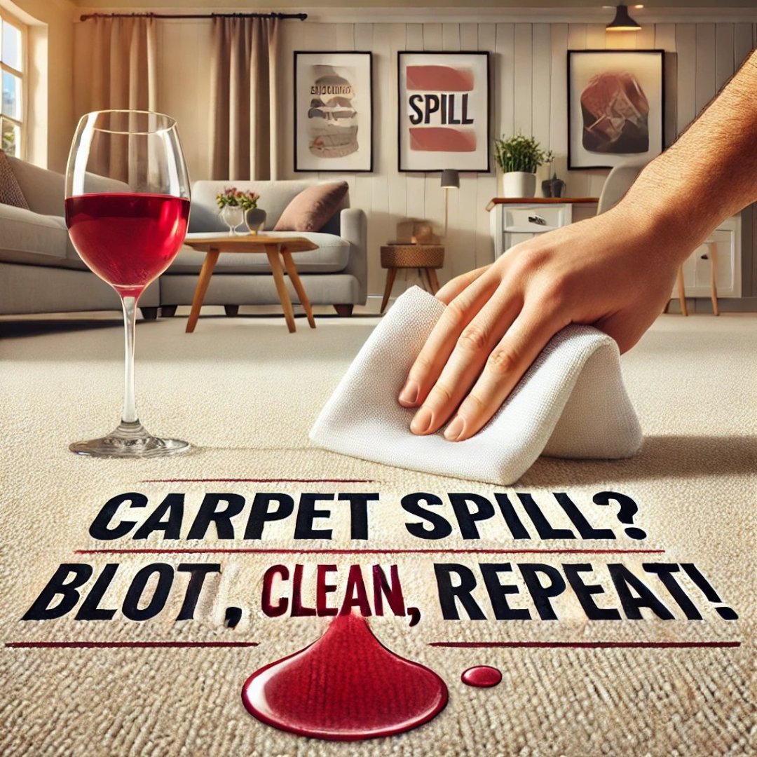 partnerfacility's tweet photo. 🚨 Spill on the carpet? No problem!
1️⃣ Act fast—blot, don’t rub.
2️⃣ Use a gentle cleaning solution.
3️⃣ Rinse and dry thoroughly.
Keep your carpets spotless with these quick tips! Need professional help?
We’re just a call away.
#CarpetCare #SpotlessSpaces #PartnerFacilitySolutions https://t.co/Wj3Kg5c9IE