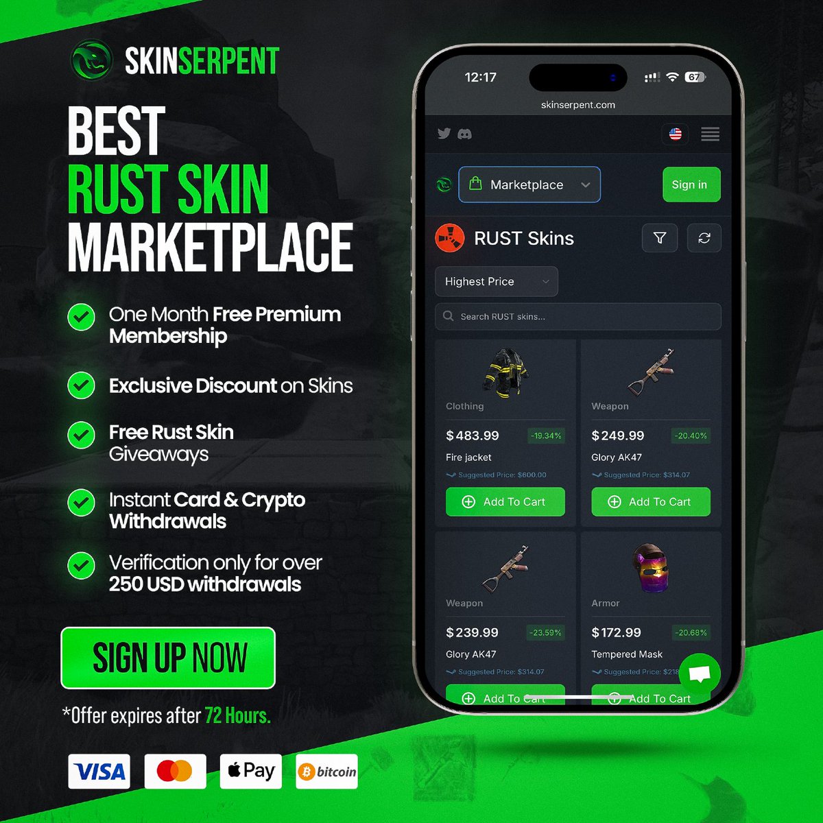 SkinSerpent (@SkinSerpent) / Highlights / X