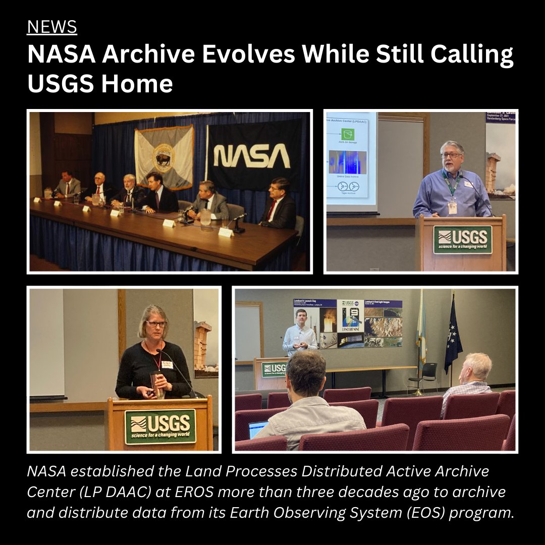 USGS_EROS's tweet image. Did you know a @NASA archive calls EROS home? The #LPDAAC manages data from NASA sensors that monitor the Earth’s land surfaces from space. Learn more about the connections between EROS and its NASA archive partnership: ow.ly/E0Cv50UTtrh
#EarthObservation #EarthData