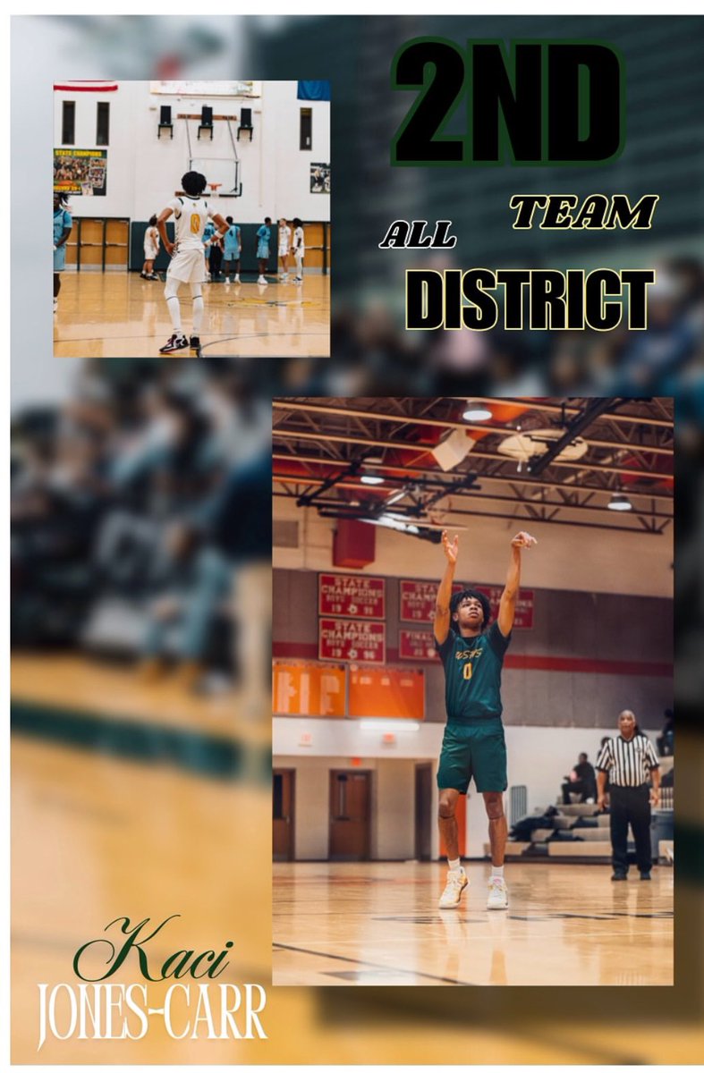 Congrats to our very own Kaci Jones-Carr on being selected 2nd team all district!