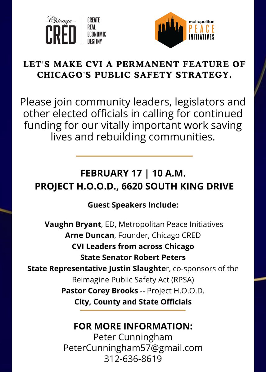 MPInitiatives's tweet image. Join community leaders, legislators and other elected officials in calling for continued funding for our vitally important work saving lives and rebuilding communities Monday February 17th at Project H.O.O.D!