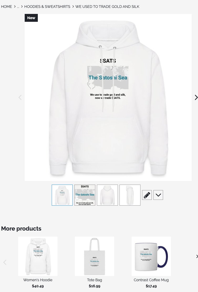 New merch for Satoshi Sea