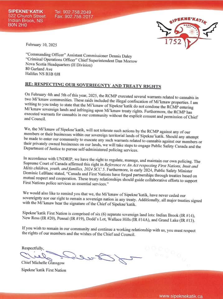 Sipekne’katik Cheif and Council