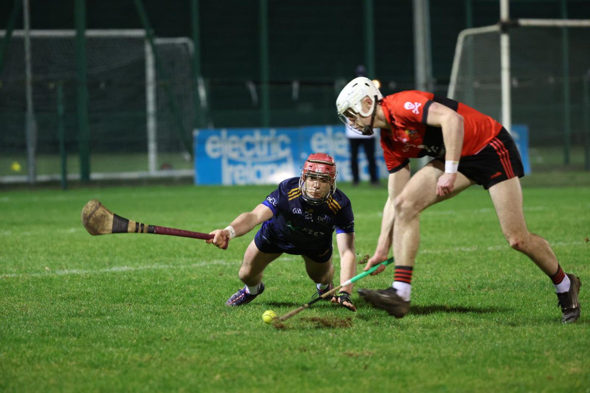 DCUDocEirGAA's tweet photo. Fitzgibbon Cup semi final 

@DCUDocEirGAA 1-20
@ucc_gaa 1-16

Well done to our men who finally beat UCC in a semi final. Hard luck to the Cork side. Two big finals in Bekan to come. https://t.co/haAMN0gFCL
