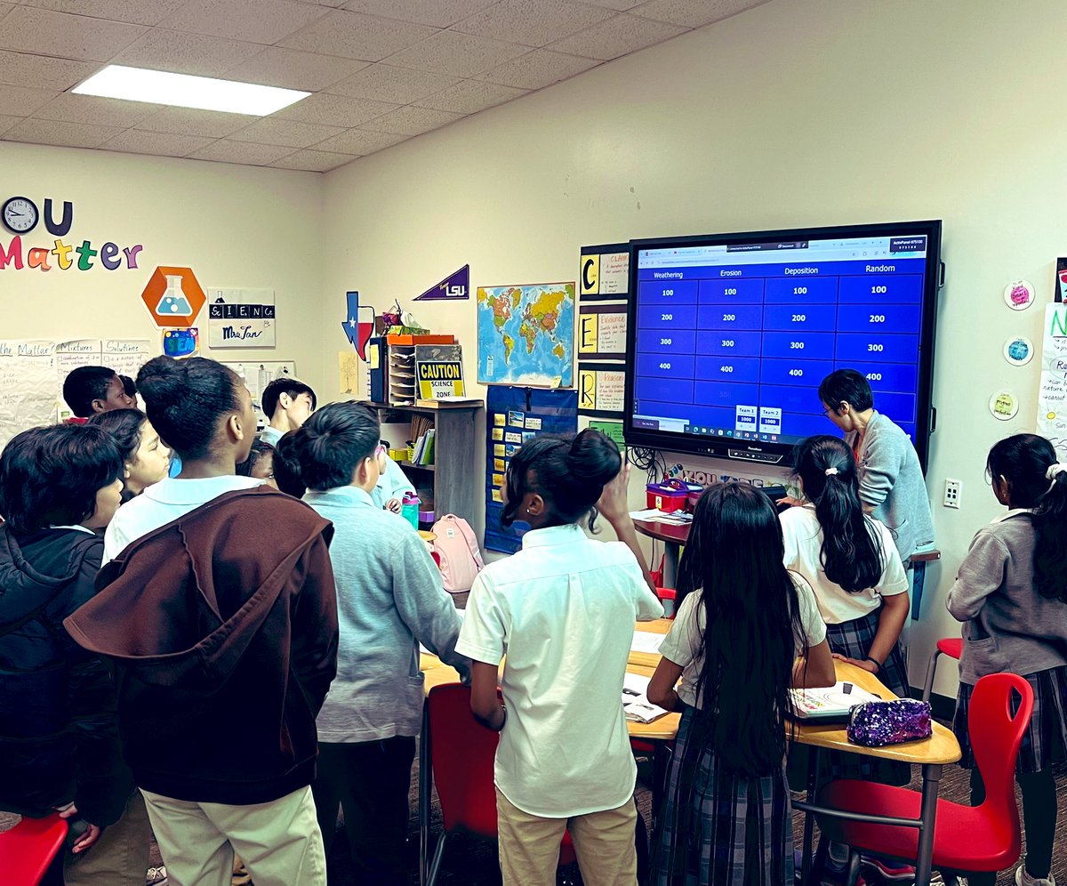 Test your knowledge of erosion, weathering, and deposition with a fun #Jeopardy-style review! A simple and engaging way to reinforce key concepts. #EveryoneIsaWinner in Mrs. Tans class!