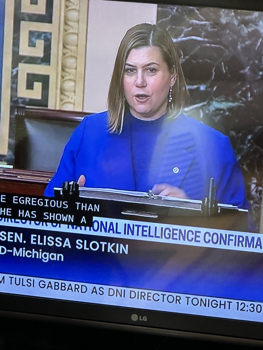 Elissa Slotkin makes a terrific speech opposing Tulsi Gabbard