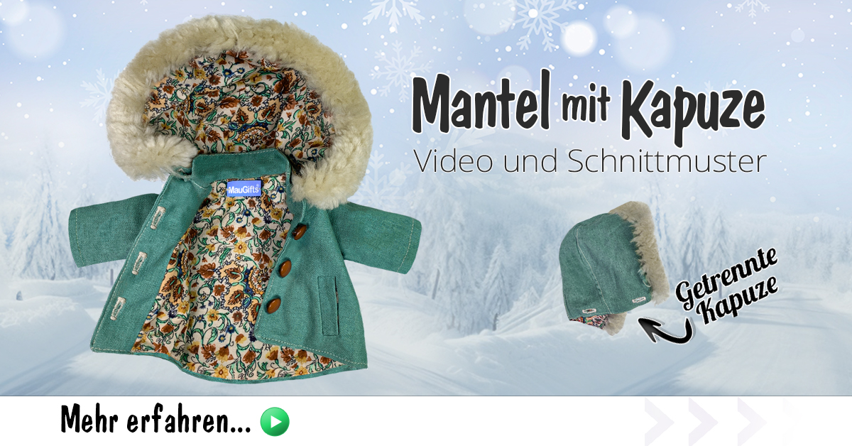 Mantel mit Kapuze für #Waldorfpuppe 

▶️ Video-Tutorial und Schnittmuster
maugifts.com/de/produkt/man…