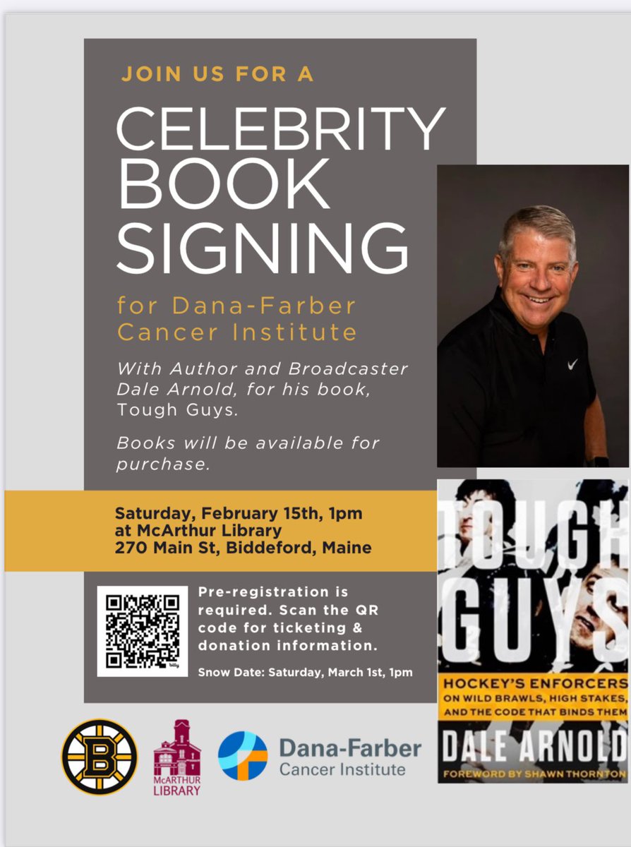 Dale Arnold (@daleearnold) on Twitter photo Maine friends. Please stop by <a href="/McArthurLibrary/">McArthur Library</a> on Saturday for a great cause. Proceeds to go to <a href="/TheJimmyFund/">The Jimmy Fund</a>. Maine friends. Please stop by <a href="/McArthurLibrary/">McArthur Library</a> on Saturday for a great cause. Proceeds to go to <a href="/TheJimmyFund/">The Jimmy Fund</a>.