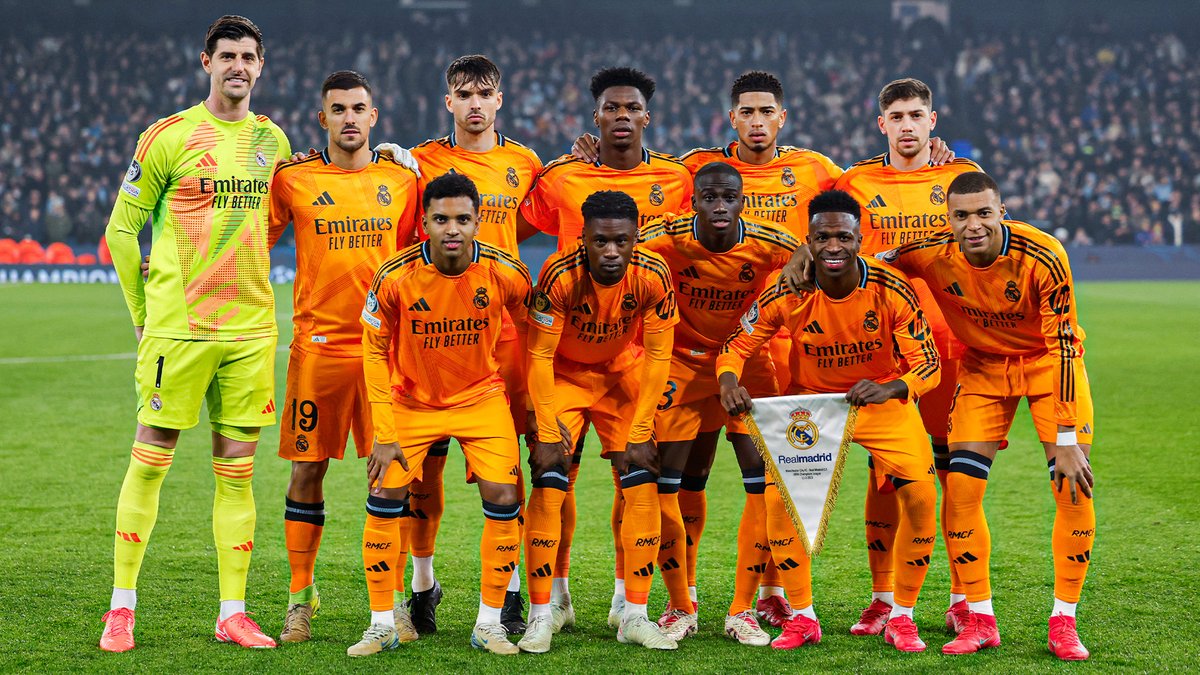 realmadrid's tweet photo. 🧡 ¡VAMOS REAL! 🧡 https://t.co/QoKKx3nHgq