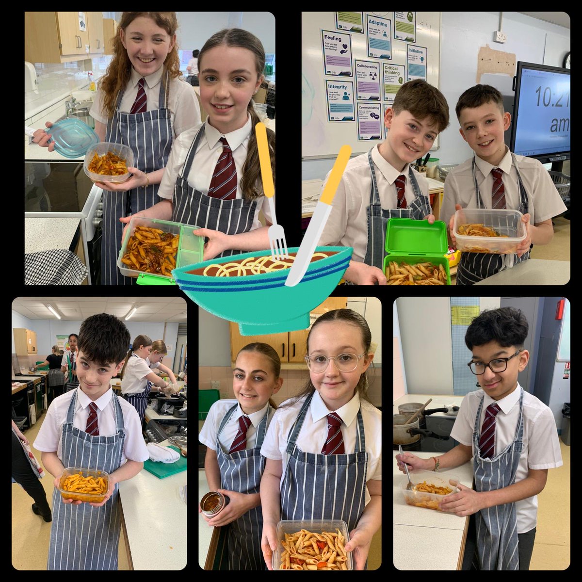 The finished product…delicious! 🤩 Well done S1 ⁦⁦<a href="/stninianshigh/">Saint Ninian's</a>⁩