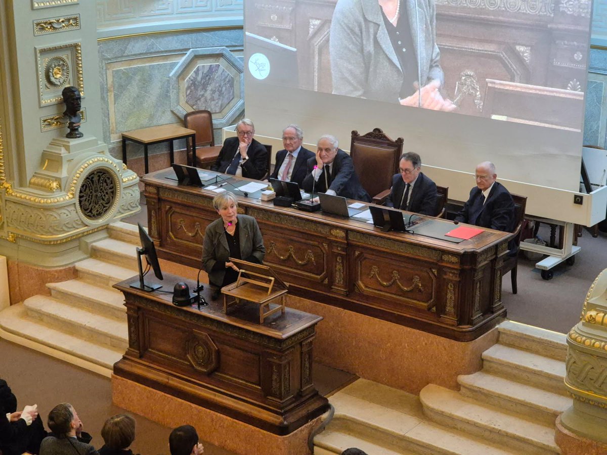 Martine Gilard (@martinegilard) on Twitter photo Tribute to Alain Cribier at the National Academy of Medicine, where he had been named Doctor Honoris Causa.
Since the Academy’s founding more than 200 years ago, only seven individuals have received this honor, including five who were awarded the Nobel Prize!
<a href="/heleltchaninoff/">Eltchaninoff</a> Tribute to Alain Cribier at the National Academy of Medicine, where he had been named Doctor Honoris Causa.
Since the Academy’s founding more than 200 years ago, only seven individuals have received this honor, including five who were awarded the Nobel Prize!
<a href="/heleltchaninoff/">Eltchaninoff</a>