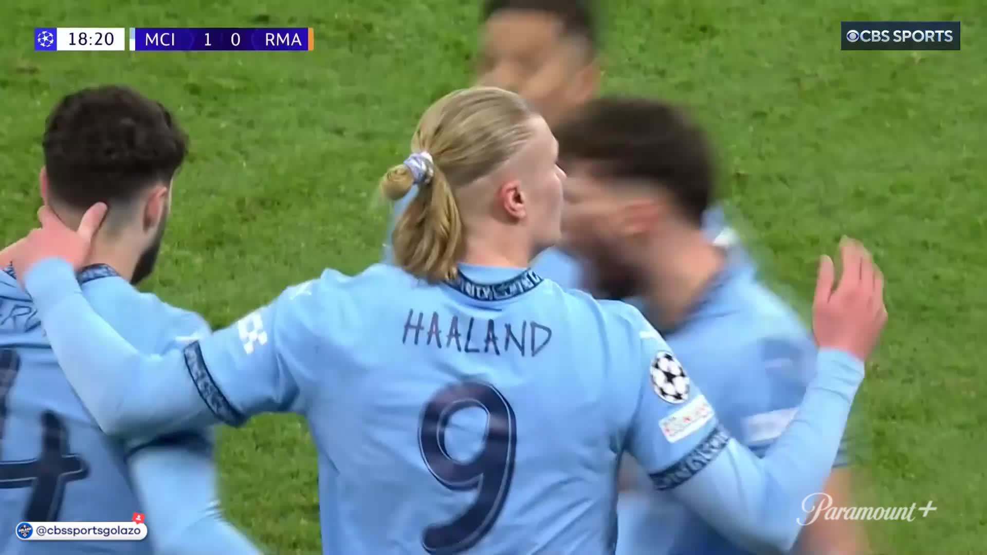 Erling Haaland gets his first goal against Real Madrid in style 💫
