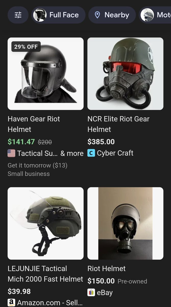 da_minister13's tweet photo. Emboldened ppl are showing up in places with weaponry nowadays.
Here's another piece of gear to add to your arsenal...
a Riot Helmet.
You did get your gas mask, right?
Uncertain times bring out the worst in most cases.
#StayReady
#PrepperLyfe https://t.co/nvhIhbTEKP