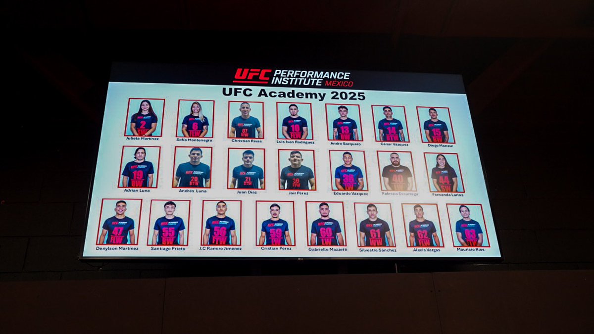 Congratulations and welcome to the UFCPI Academy class of 2025! 💪

¡Felicitaciones y bienvenidos a la clase 2025 de la Academia del UFCPI! 💪