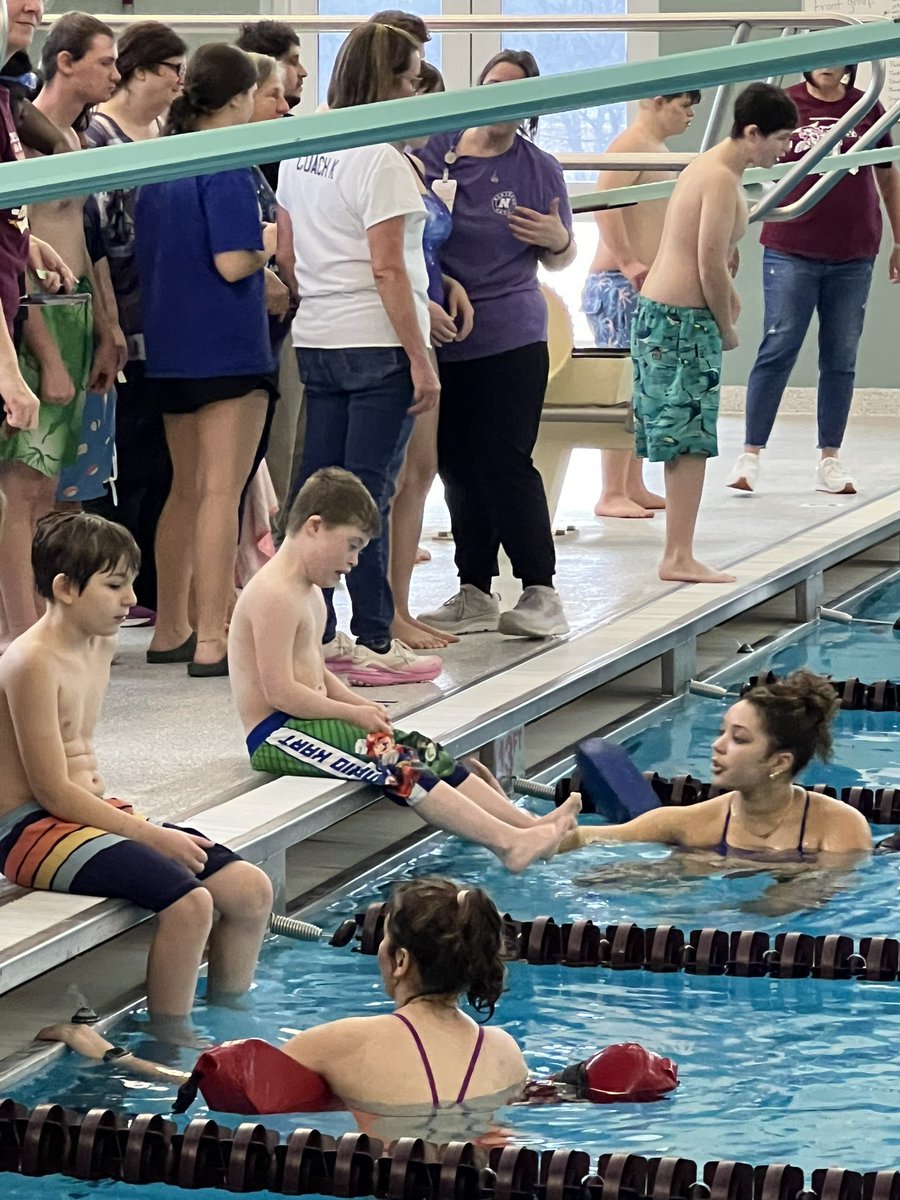 Best part of my day…getting to see our former and current BSMS students shine in the pool today!  ♥️💛♥️💛 #BSMSrocks