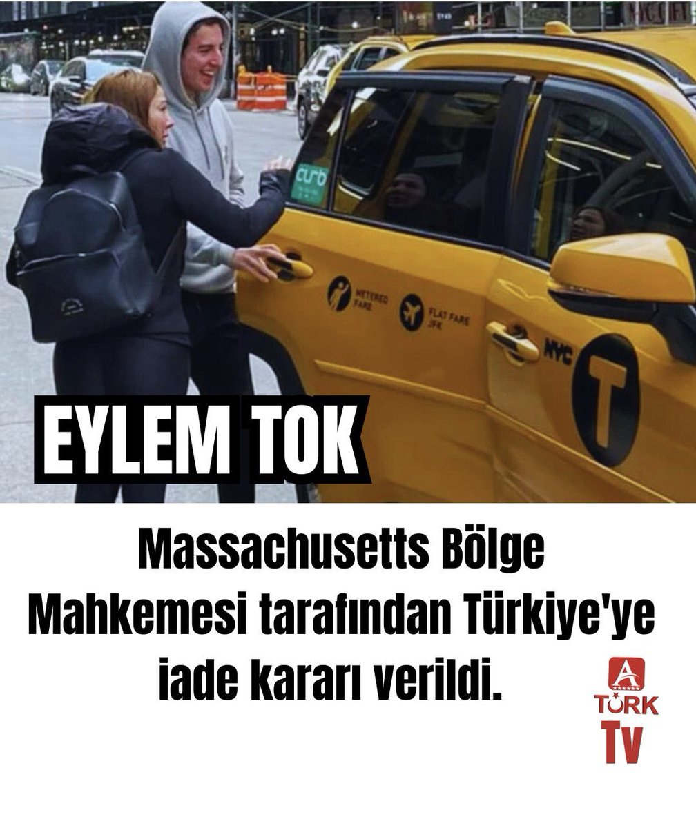 Eylem Tok ve Timur Cihantimur, ABD’ye kaçmıştı. Türkiye’nin iade talebi üzerine ABD’de yakalanan ve tutuklanan zanlılar hakkında, Massachusetts Bölge Mahkemesi tarafından Türkiye’ye iade kararı verildi. 

#eylemtok #us #türkiye #fypシ #news #aturktvus #sondakika #sondakika