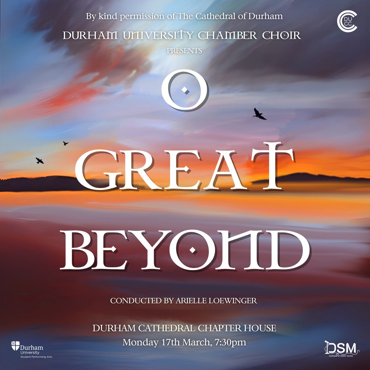 Music in Durham (@musicdurham) on Twitter photo Next Monday, 17 March, in <a href="/durhamcathedral/">Durham Cathedral</a> Chapter House, <a href="/DUChamberChoir/">DU Chamber Choir</a> directed by Arielle Loewinger delve into love, death and eternity with music by 20th and 21st century composers, including Thomas LaVoy's 'O Great Beyond'. musicdurham.co.uk/events/o-great… Next Monday, 17 March, in <a href="/durhamcathedral/">Durham Cathedral</a> Chapter House, <a href="/DUChamberChoir/">DU Chamber Choir</a> directed by Arielle Loewinger delve into love, death and eternity with music by 20th and 21st century composers, including Thomas LaVoy's 'O Great Beyond'. musicdurham.co.uk/events/o-great…