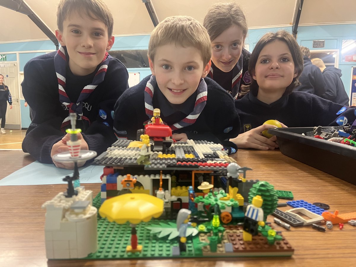 Tuesday Scouts getting creative with model making!