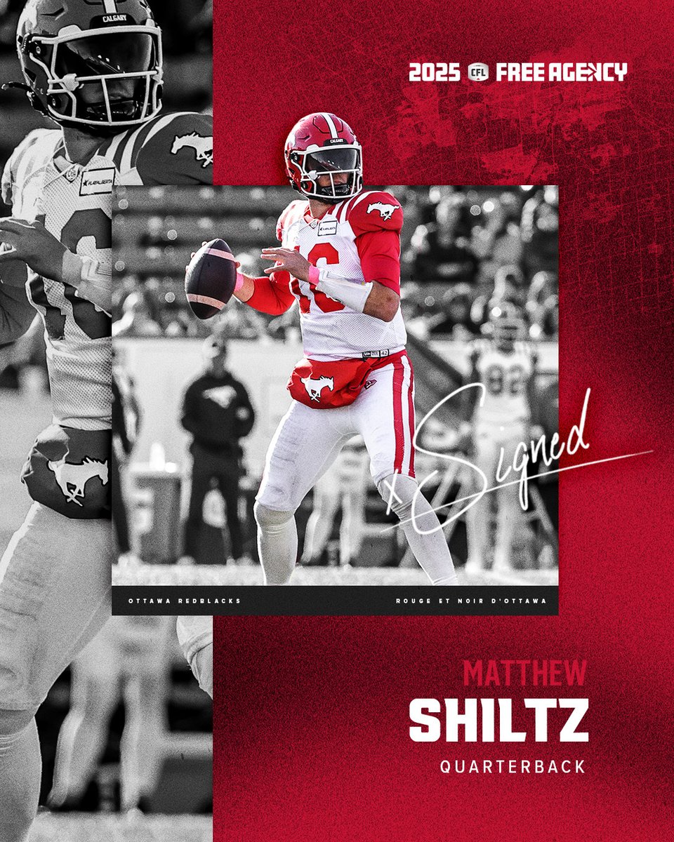 Landed in the 613📍

We've signed 🇺🇸 QB Matt Shiltz to a one-year contract!

#CFLFreeAgency | 📝: bit.ly/3QdOzEp