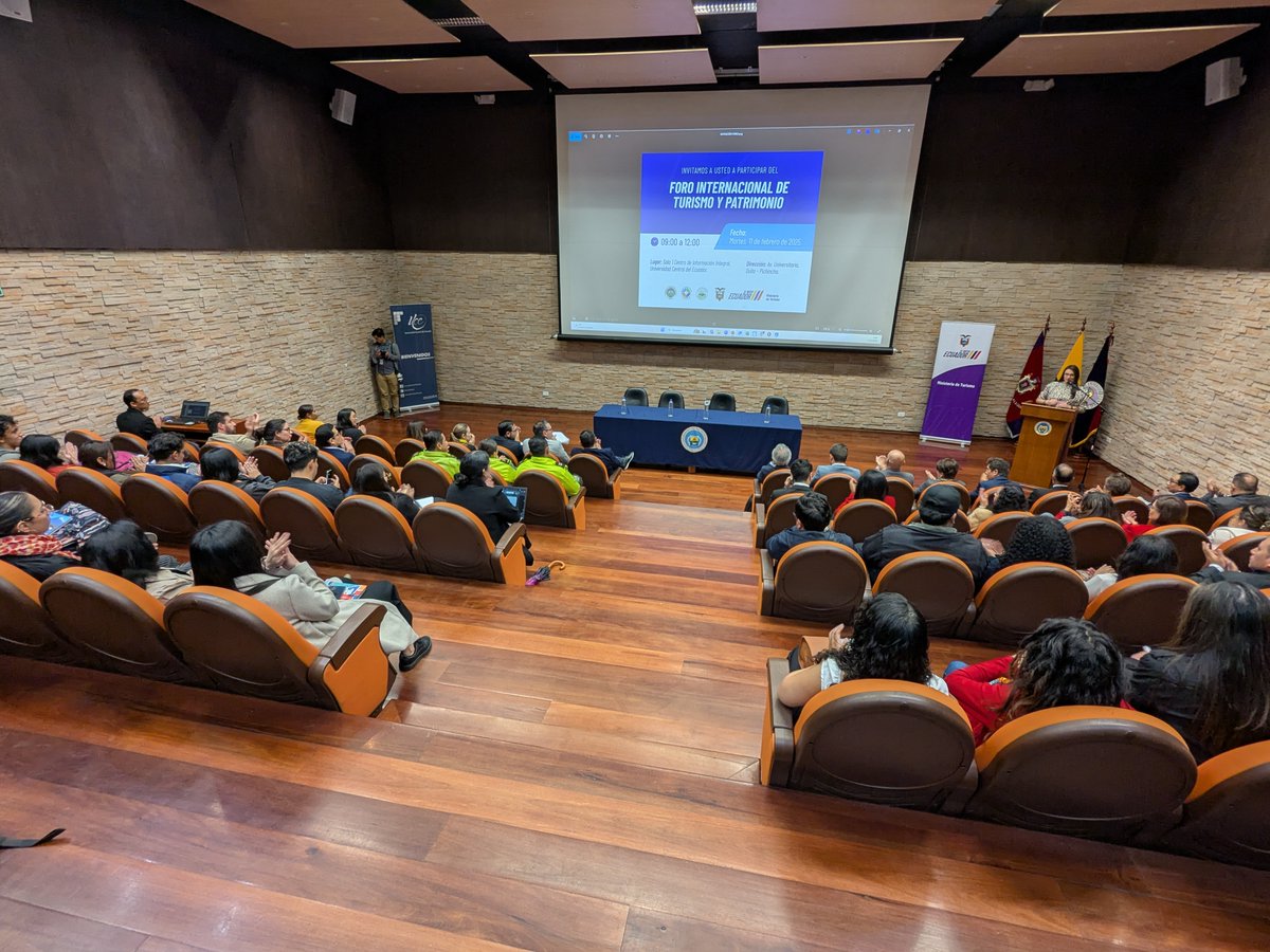 lacentralec's tweet photo. El Ministerio Turismo Ecuador, en coordinación con la carrera de Turismo  llevó a cabo con gran éxito el Foro Internacional de Turismo y Patrimonio: Desafíos globales en Centros Históricos de Ecuador y México 
Agradecemos la valiosa participación de nuestros distinguidos ponentes https://t.co/Ff0cZtrXjw