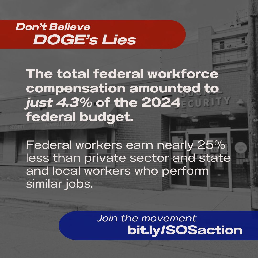 FedWorkersUtd's tweet photo. Musk is lying about us federal workers

We're not the ones screwing over the American people, he is https://t.co/cFGYyQjXwE