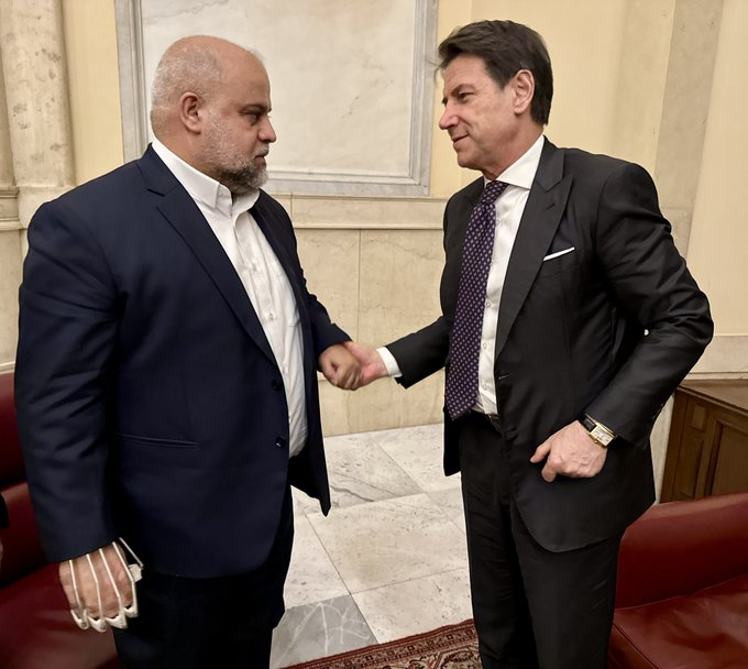 ferdinandoiu's tweet photo. @GiuseppeConteIT Un deputato della Repubblica ed ex-PdC si dice "emozionato per aver incontrato un terrorista affiliato alla Jihad Islamica Palestinese e noi dovremmo fare finta di nulla? https://t.co/sLnygbswtE