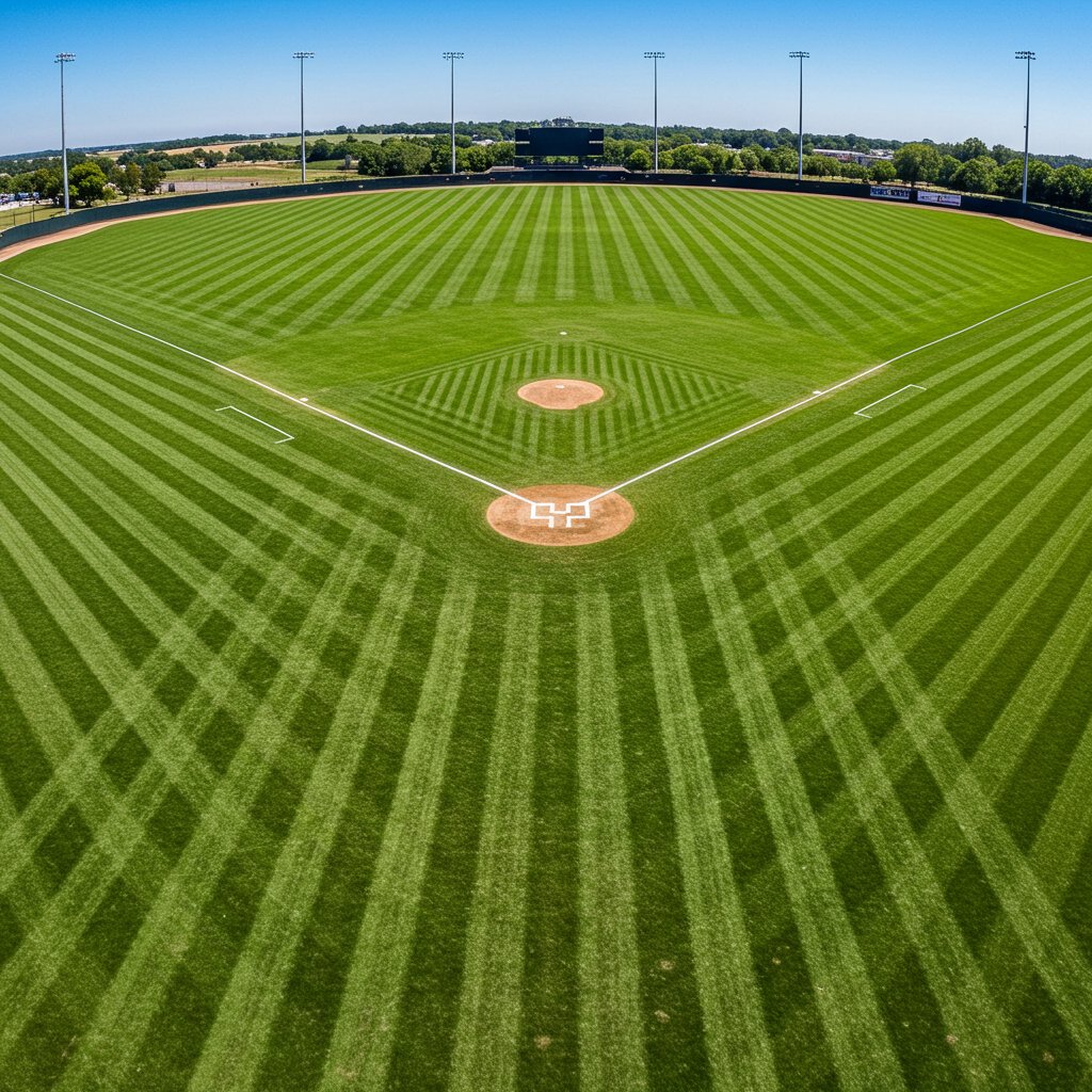 Pro tip: Mow your lawn in different directions each time to prevent ruts and make your grass look like a professional baseball field. You're welcome. ⚾️

#lawntips #homeimprovement #grass