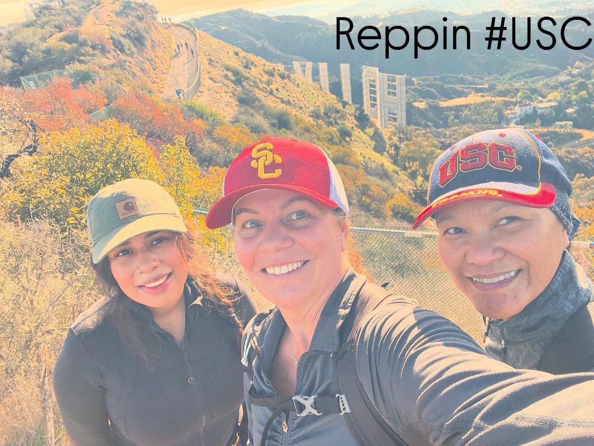 RadiologyUSC's tweet image. The view from the top was worth the hike! The DOR Hiking Crew conquered the Hollywood Hills on Sunday. What a gorgeous day to be out in nature. Stunning scenery, and some serious team bonding! 💪❤️

#HollywoodSign #USCRadiology #PanoramicViews #LosAngeles #HikingLife #Wellbeing