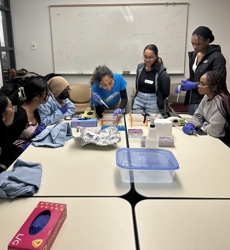 Happy International Day of Women &amp; Girls in Science! We are fortunate to work with many inspiring #WomeninScience, who light the pathway for students in our outreach program. Let's work together to empower students so that their gender is never a barrier. #NextGenUHN #IDWGS 💡