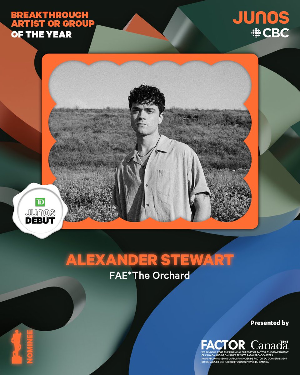 _alexanderstew's tweet photo. 2 nominations 😭😭 feeling so beyond grateful right now!!! CHEERS to anyone who's streamed any of my music, i love u soooooo much ❤️❤️❤️❤️❤️

thank you so much @thejunoawards and the academy of voters!! https://t.co/VV9yzBZuVp