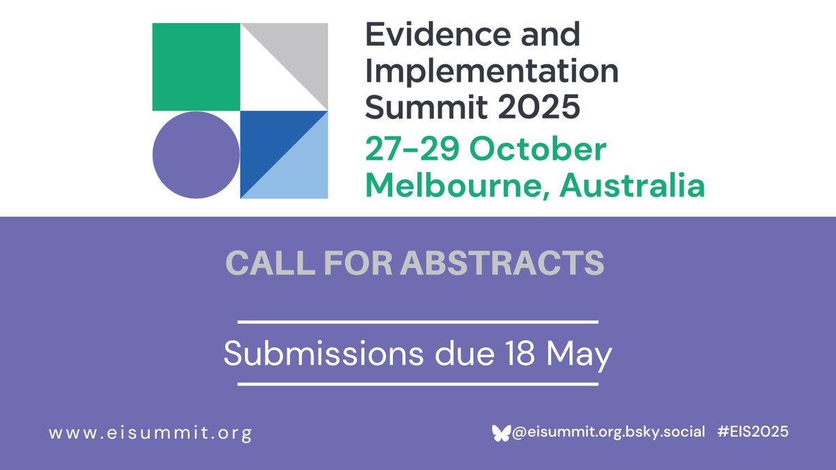 Call for Abstracts now open!

In 2025, EIS is returning to a fully face-to-face format.
With new presentation options and a revamped call for abstracts, #EIS2025 will provide more opportunities than ever to learn, share and grow your networks

See more: eisummit.org/abstracts