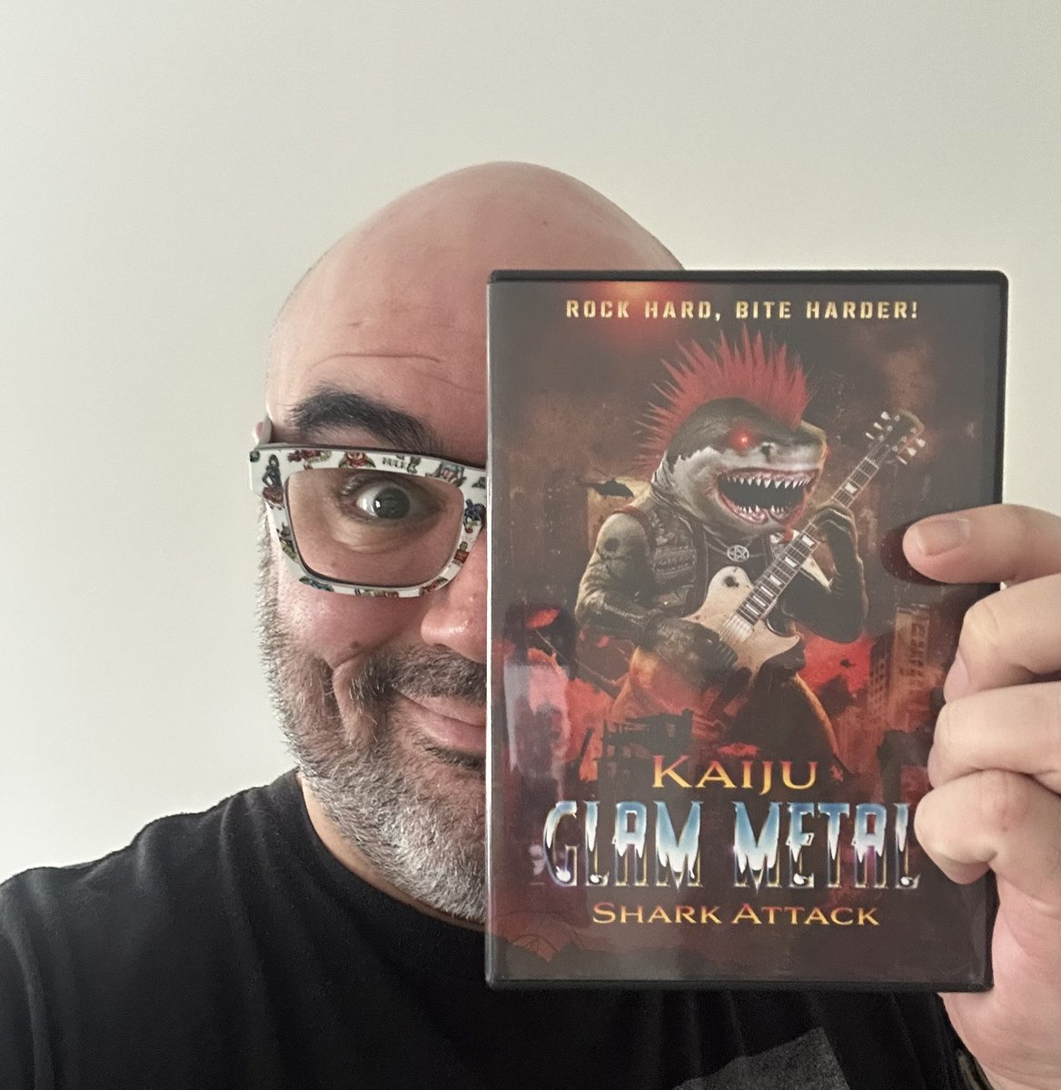 Kaiju Glam Metal Shark Attack has arrived starring yours truly! Snag a copy from Amazon and/or SRS Cinema!!!