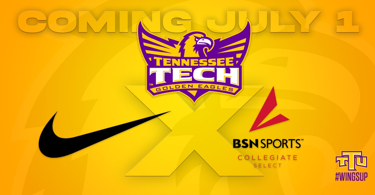 On July 1, Tennessee Tech will join forces with Nike and BSN Sports | Read more: tennesseetech.prestosports.com/general/2024-2… #WingsUp