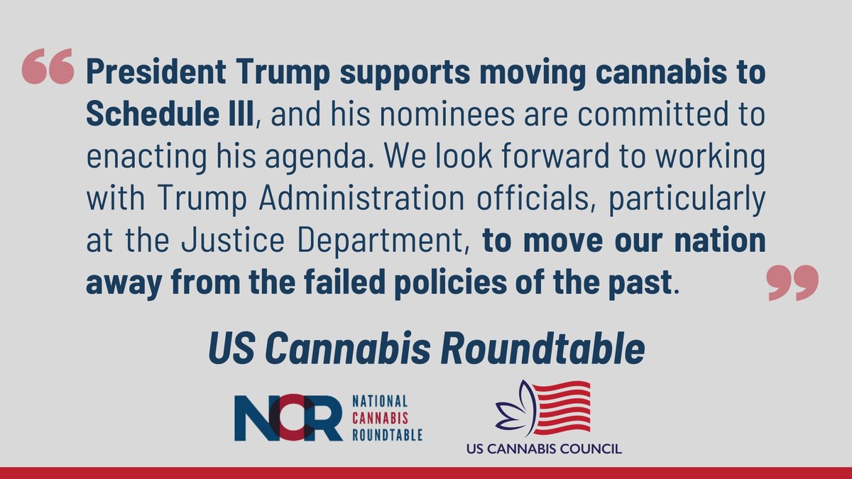 USCRorg's tweet image. President Trump has been very clear about his support for cannabis reform. Terry Cole will serve on behalf of the President, and we fully expect him to fulfill the Trump Administration’s agenda.