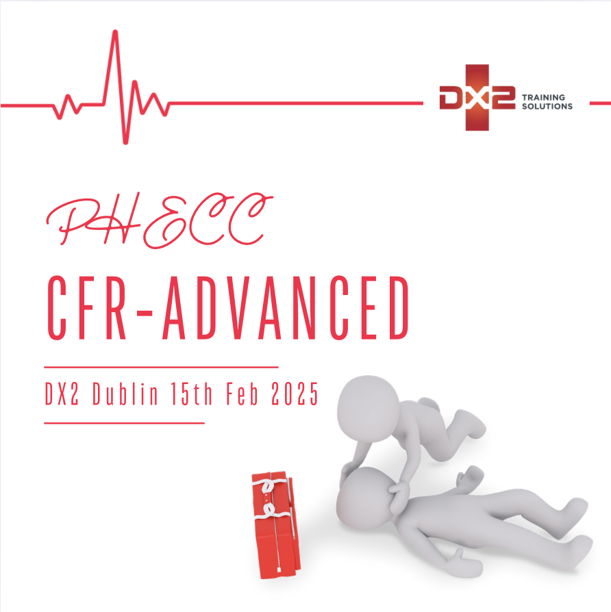PHECC CFR Advanced Course 2 Places Available at DX2 Dublin Sat 15th Feb for more information and to book please visit dx2training.ie/event/cardiac-…
