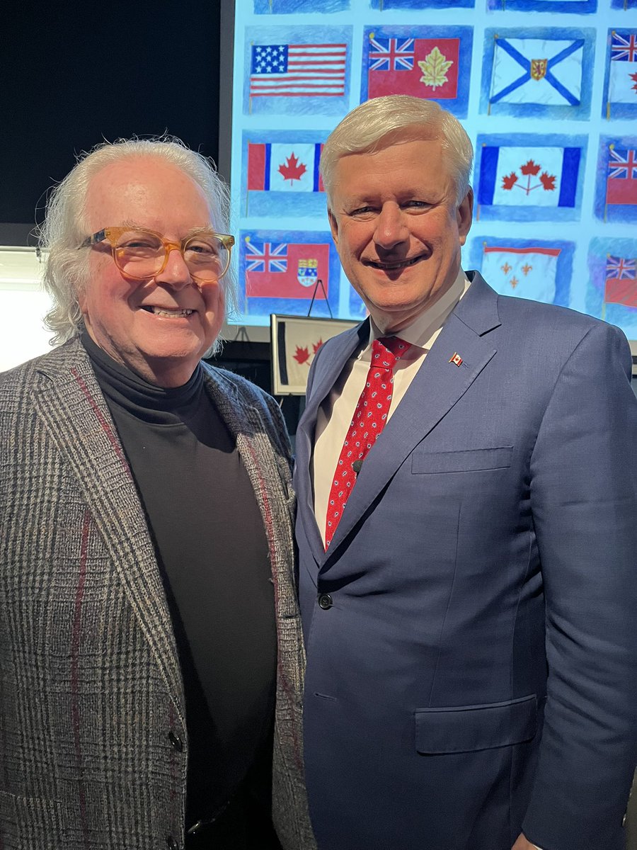 LauraPeck6's tweet photo. @stephenharper launched #FlagsofCanada @RCGS_SGRC W a great presentation .@mclomedia @RosiePThompson https://t.co/Bb8zBlJGiM