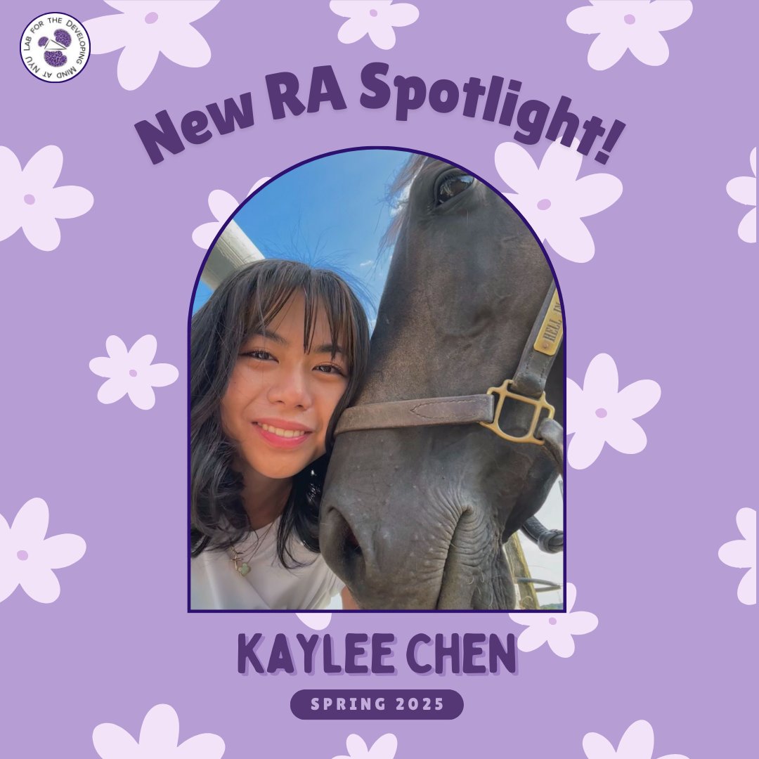 First up in our "Research Assistant Spotlight Series" , we have Kaylee!

Kaylee is a Freshman double majoring in Applied Psychology and Education. Kaylee is interested in learning how we can use cognition research to improve educational resources for underrepresented learners.