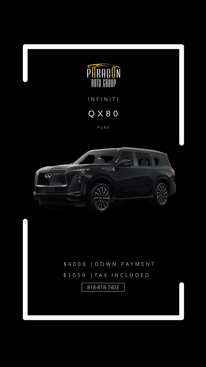 Lease special, all colors available!
💲 No hidden fees
✅ Easy approvals
📍 Burbank, CA
📞 818-818-740