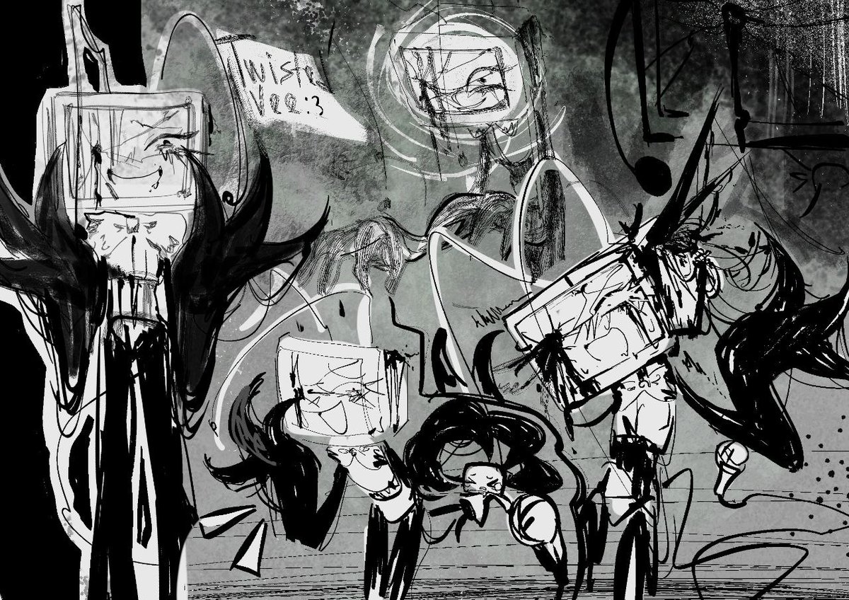 Kamwaaow's tweet image. #dandysworld
#dandysworldart
I didn't notice the first post being somehow grey????