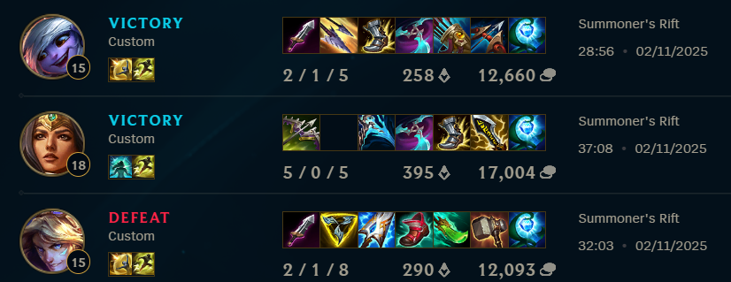 Intense first series, way more so than expected. Overall happy with my performance, however a costly mistake in game1 needs some investigation. Excited to play next week again on Tuesday.

GGS <a href="/MaiYuk122/">MaiYuk</a> <a href="/Pipibaat_Yarr/">Pipibaat</a> <a href="/Painful_lol/">Painful</a> <a href="/Stookbeer/">Stookbeer</a> <a href="/Hush_LoL/">Danno</a> and <a href="/ouat_lol/">Once Upon A Team</a>