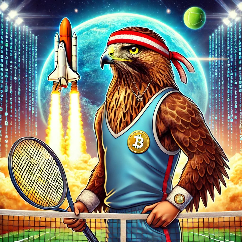 TennisHawkC's tweet photo. Not everyone can be a hawk. Only the most visionary see the opportunity before it takes off๐๐ฅ
๐ Do you see the future, or do you wait for others to tell you?
๐ฆ
Join the future of crypto-tennis with $THWC.
#THWC #CryptoMeme #solana #memecoin #Memes #dogecoin #doge #bitcoin https://t.co/6hrinr6UlH