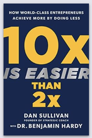 GGirardFP's tweet photo. Two books I have read lately that I find timely given where I am in life and career and highly recommend reading. 

Halftime: Moving from Success to Significance
10x is easier than 2x

Curious to hear your thoughts! https://t.co/u7Oh4pCtRS