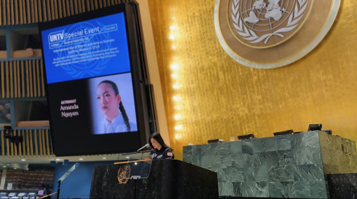Celebrating the incredible women in STEM at the #UpliftingWomenInSTEM event! Follow this thread for live updates and inspiring moments. #WomenInSTEM #STEMinspiration 
<a href="/nguyen_amanda/">Amanda 🚀</a> 
Watch live: shorturl.at/1RE8A