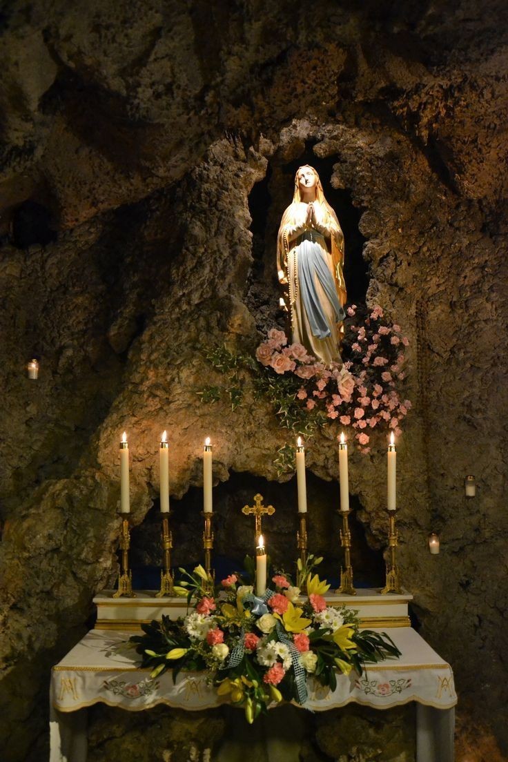 Virgen de Lourdes, ruega por nosotros🤍