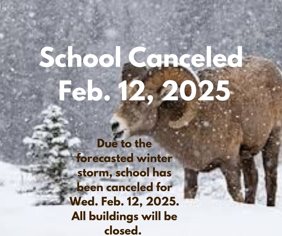 Due to the forecasted winter storm, Southeast Polk CSD has canceled school for tomorrow, Wednesday, February 12, 2025. All buildings will be closed.