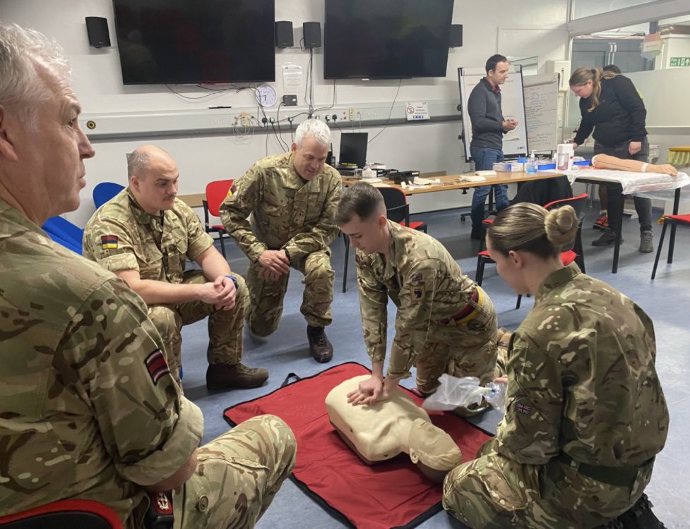 Thank you <a href="/SHROPSIM/">SHROPSIM</a> <a href="/SaTH_OD/">SaTH OD</a> <a href="/SaTHPostgradEd/">Postgrad Education</a> for helping me deliver training to 202MMR colleagues and recruits. A clear demonstration of <a href="/sathNHS/">SaTH</a> commitment to being an excellent employer of forces personnel. Great training and recruitment collaboration for both <a href="/sath/">amy sath</a> and 202MMR.