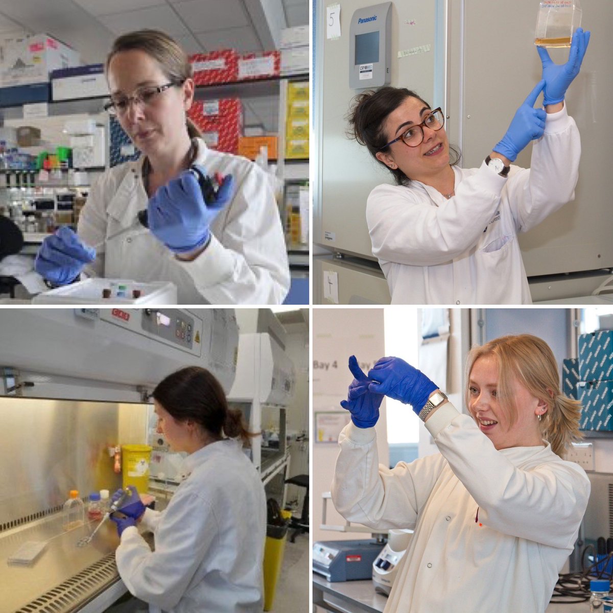 On International Day of Women and Girls in Science, we’re celebrating the women contributing their brilliant scientific skills to finding kinder &amp; more effective treatments for blood cancer in children &amp; young people. 

Including the fabulous <a href="/LJRussell_Lab/">LJ Russell Lab</a> team 👏👏👏